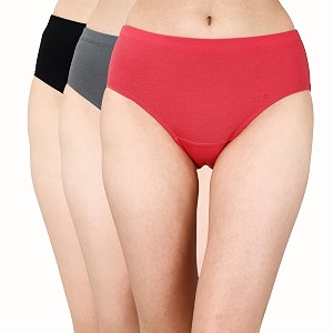 SOIE Women High Rise Full Coverage Solid