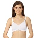 SOIE Women’s Cotton Spandex Non Padded Non Wired Full Coverage Encircled T-Shirt Bra with Adjustable Straps &amp; U-Back – Everyday Comfort Fit