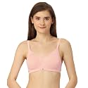 SOIE Women’s Cotton Spandex Non Padded Non Wired Full Coverage Encircled T-Shirt Bra with Adjustable Straps &amp; U-Back – Everyday Comfort Fit