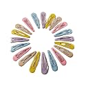 TIC-TAC Hair clips Glossy &amp; Matte Black (Stainless Steel) For Girls &amp; Women 24pc (24 PC MATTE)