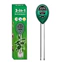 Soil Moisture Meter PH Tester: 3-in-1 Soil Test Kit Plant Water Meter