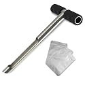 Soil Probe with Small Soil Sampler Bags. 12" Soil Sample Probe Rod. Patent Pending Ground Probe Design for Tidy Strata in Soil Test Sampling.
