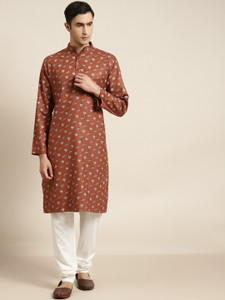 SOJANYA Men Kurta Churidar Set