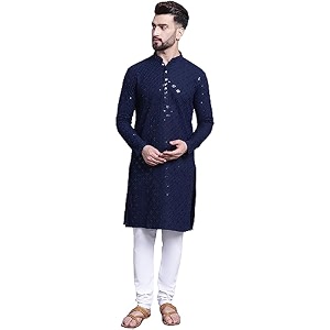 SOJANYA Men Kurta Pyjama Set