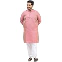 SOJANYA PLUS (Since 1958) Men's Jacquard Silk Self design Kurta &amp; Off-White Pyjama Set