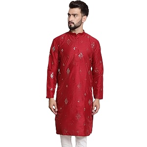 SOJANYA Since 1958 Mens Silk Blend Designer