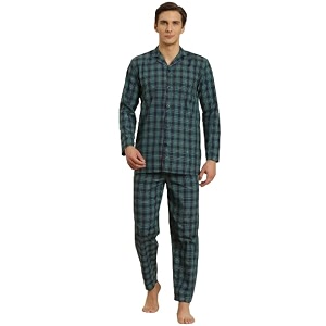 sojanya since 1958 men39s cotton checked nightsuit set