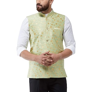 SOJANYA Since 1958 Mens Jacquard Silk Designer