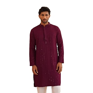 SOJANYA Since 1958 Mens Pure Cotton Sequined