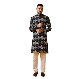 SOJANYA Since 1958 Mens Cotton Silk Multi