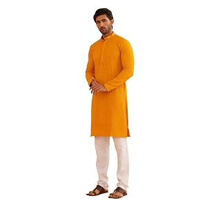 SOJANYA Since 1958 Mens Cotton Embroidered Thread