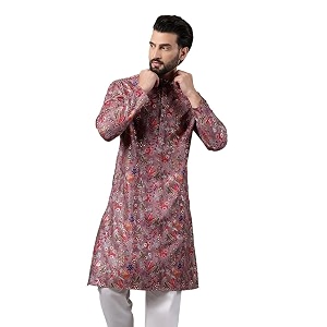 SOJANYA Since 1958 Mens Cotton Floral Print