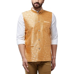 SOJANYA Since 1958 Mens Jacquard Silk Designer