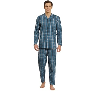 sojanya since 1958 men39s cotton checked nightsuit set
