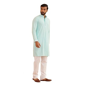 SOJANYA Since 1958 Mens Cotton Embroidered Thread