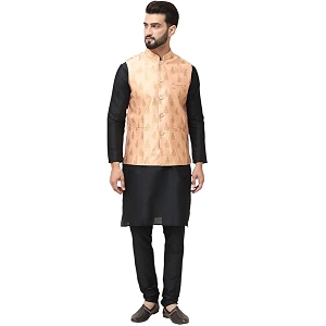 SOJANYA Since 1958 Mens Silk Blend Kurta