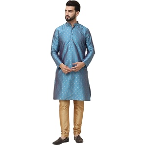 SOJANYA Since 1958 Mens Silk Blend Booti