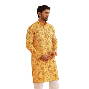 SOJANYA Since 1958 Mens Cotton Blend Ethnic