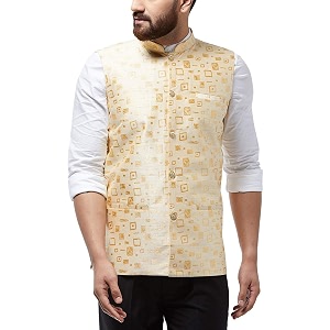 SOJANYA Since 1958 Mens Jacquard Silk Designer
