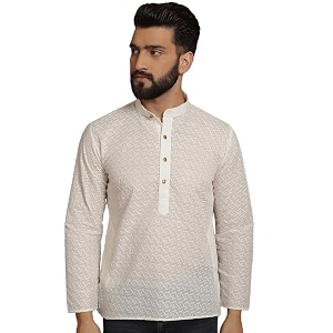 SOJANYA Since 1958 Mens Cream Pure Chicken