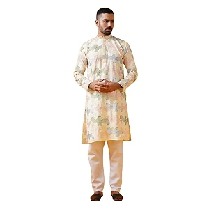 SOJANYA Since 1958 Mens Cotton Silk Multi