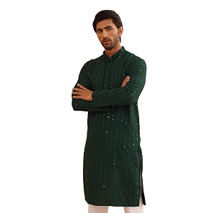 SOJANYA Since 1958 Mens Pure Cotton Sequined