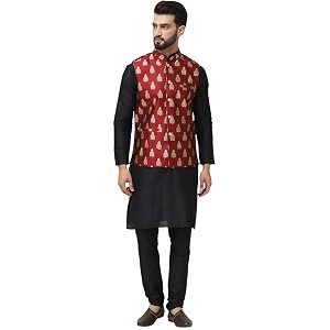 SOJANYA Since 1958 Mens Silk Blend Kurta