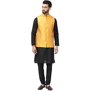 SOJANYA Since 1958 Mens Silk Blend Kurta