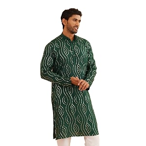 SOJANYA Since 1958 Mens Silk Blend Navy