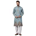 SOJANYA Since 1958 Men39s Cotton Floral Thread