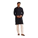 SOJANYA Since 1958 Men39s Cotton Embroidered Sequinned
