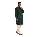 SOJANYA Since 1958 Men39s Cotton Embroidered Sequinned