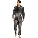 SOJANYA (Since 1958 Men's Cotton Checked Nightsuit Set