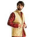 SOJANYA (Since 1958, Men's Silk Fancy Border Dhoti