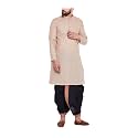 SOJANYA (Since 1958 Men's Brown and Black Cotton Dhoti Kurta Set
