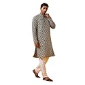 SOJANYA Since 1958 Men39s Cotton Rayon Sequinned