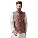 SOJANYA (Since 1958, Men's Silk Fancy Border Dhoti