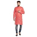 SOJANYA Since 1958 Men39s Coral Red Cotton
