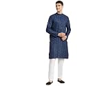 SOJANYA Since 1958 Men39s Cotton Blend Navy