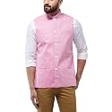 SOJANYA (Since 1958 Men's Cotton Linen Blend Waist Coat