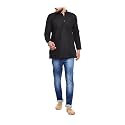 SOJANYA Since 1958 Men39s Black Chicken Cotton
