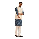SOJANYA Since 1958 Men39s Pure Cotton Teal