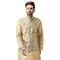 SOJANYA (Since 1958, Men's Silk Fancy Border Dhoti