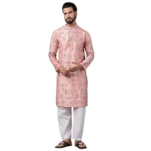 SOJANYA Since 1958 Mens Cotton Traditional Foil