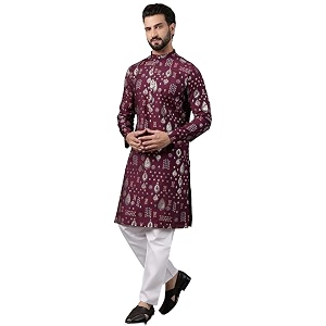 SOJANYA Since 1958 Mens Cotton Traditional Foil