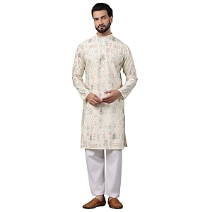 SOJANYA Since 1958 Mens Cotton Traditional Foil