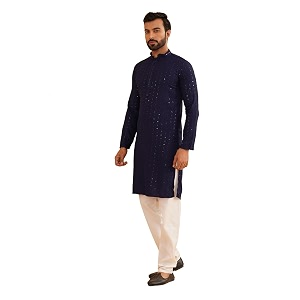 SOJANYA Since 1958 Mens Cotton Kurta Pyjama