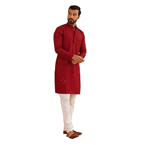 SOJANYA Since 1958 Mens Cotton Kurta Pyjama