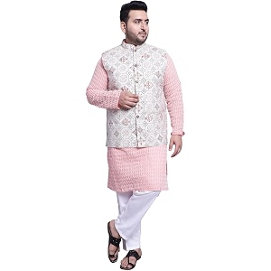 SOJANYA Since 1958 Mens Pure Cotton Peach