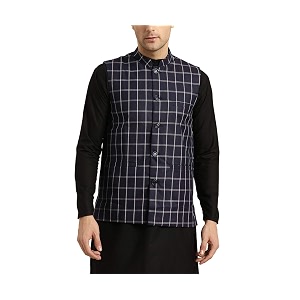 SOJANYA Since 1958 Mens Cotton Blend Checked